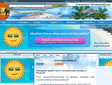 Tablet Screenshot of hiszpania-wakacje.com